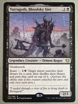 MTG / Varragoth, Bloodsky Sire / KHM / #115 / Regular / Rare / NM - Image 1