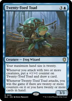 Twenty-Toed Toad Bloomburrow NM Rare #BLC-16 MTG Magic - Image 3