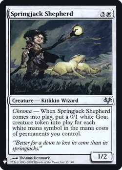 The List SPRINGJACK SHEPHERD 015 MTG Magic NM - Image 1