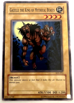 YuGiOh! - Gazelle The King Of Mythical Beasts - Common - Image 1