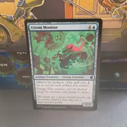 Wizards of the Coast MTG TMNT Utrom Monitor Artifact Creature Blue EN 3/3 - Image 1