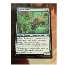 Wizards of the Coast Utrom Monitor Artifact Creature Common MTG TMC 0113 EN - Image 1