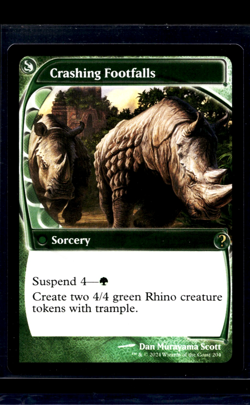 MTG Magic The Gathering Mystery Booster 2 Future Sight #204 Crashing Footfalls - Image 1