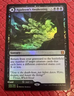 MTG Agadeem's Awakening Zendikar Rising Foil - Image 1