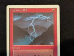 Lightning Bolt - Unlimited - LP - MTG - Magic The Gathering - Red - Instant - Image 3