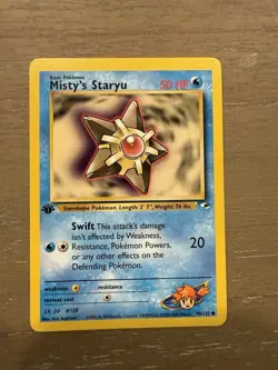 Misty's Staryu 90/132 Common Gym Heroes Unlimited NM/LP - Image 1