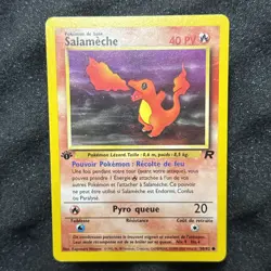 Pokemon Card - Charmander Team Rocket 1st Edition FRENCH 50/82 Common - Image 1
