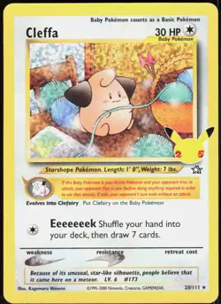 Cleffa 20/111 Celebrations: Classic Collection Pokemon Holo NM - Image 1