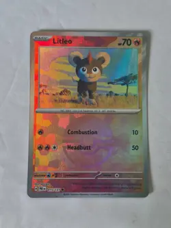 Litleo (Poke Ball Pattern) 015/131 Holo SV: Prismatic Evolutions Pokemon Holo NM - Image 1