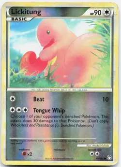 Pokemon TCG Lickitung Triumphant Common 66/102 Reverse Holo - Image 1