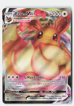 Eevee VMAX SWSH087 HOLO Sword & Shield Promo Pokemon Holo DMG PLANETA Mochizuki - Image 1