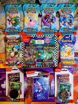 Pokemon TCG: Mixed Sealed Collection Remembering Scarlet & Violet 11 Pack Lot - Image 1