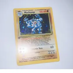 Pokemon TCG Machamp 8/102 Deck Exclusives Holo Rare 1st Ed Exclusive 100HP - Image 1