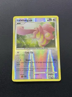 Lickitung 39/100 Pokemon Diamond & Pearl Majestic Dawn Reverse Holo 2008 - Image 1