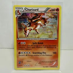 Pokemon TCG Charizard 19/113 Holo Rare B&W Legendary Treasures - Image 1