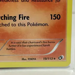 Pokemon TCG Charizard 19/113 Holo Rare B&W Legendary Treasures - Image 5