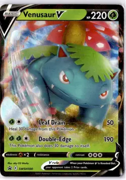 Pokemon Venusaur V SWSH100 Sword & Shield Promo Foil MP - Image 1