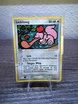 Lickitung Uncommon Holo 37/112 Damaged Condition See Pictures Pokemon TCG - Image 1