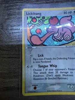Lickitung Uncommon Holo 37/112 Damaged Condition See Pictures Pokemon TCG - Image 3