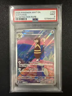 Pokemon TCG Watchog 153/086 White Flare Illustration - Image 3