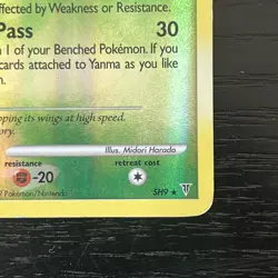 Yanma SH9 Pokemon Supreme Victors Reverse Holo Rare - Image 4