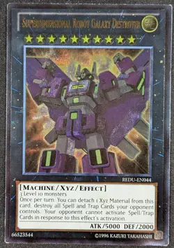 Superdimensional Robot Galaxy Destroyer 1996 Ultra Rare Yugioh REDU-EN044 (NM) - Image 1