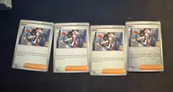 4x Hilda 084/086 Pokemon TCG White Flare Uncommon + Reverse Uncommon- NM Playset - Image 1
