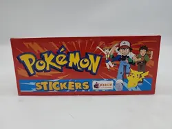 1999 Topps Merlin Pokemon Box, 100 Sticker Packs, 600 Stickers Total Vintage - Image 2
