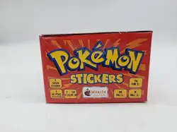 1999 Topps Merlin Pokemon Box, 100 Sticker Packs, 600 Stickers Total Vintage - Image 4