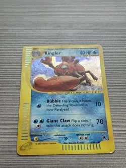 Pokemon TCG - Kingler - Expedition Base Set 15/165 - Reverse Holo - Image 2