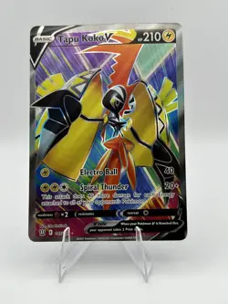Pokemon TCG Tapu Koko V 147/163! NM Condition! - Image 1