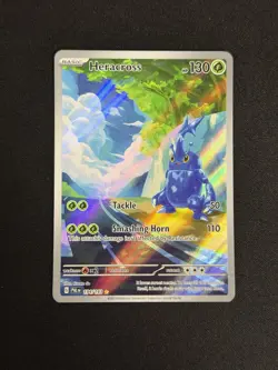 Heracross IR 194/193 Sv02: Paldea Evolved Illustration Rare Holo Pokemon TCG NM - Image 1