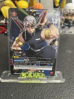 Bandai Union Arena Demon Slayer Tengen Uzui UE05BT/KNY-1-007 R Foil Trigger - Image 1