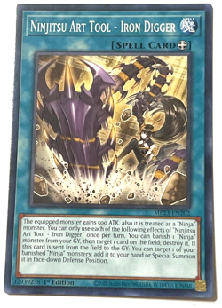 YuGiOh! - Ninjitsu Art Tool - Iron Digger - Common - Image 1