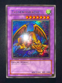 YUGIOH TAUSENDDRACHE THOUSAND DRAGON SECRET RARE MRD-G143 1ST EDITION GERMAN NM - Image 1