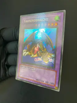 YUGIOH TAUSENDDRACHE THOUSAND DRAGON SECRET RARE MRD-G143 1ST EDITION GERMAN NM - Image 2