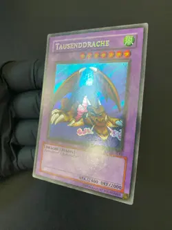 YUGIOH TAUSENDDRACHE THOUSAND DRAGON SECRET RARE MRD-G143 1ST EDITION GERMAN NM - Image 3