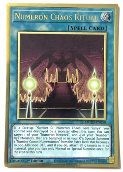 YuGiOh! - Numeron Chaos Ritual - Premium Gold Rare - Image 1