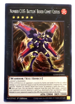 YuGiOh! - Number C105: Battlin' Boxer Comet Cestus Common - Image 1