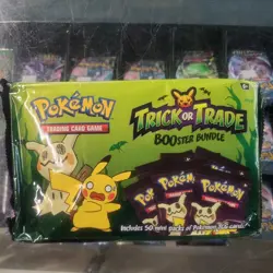 New Pokemon 2023 Trick or Trade BOOster Bundle 50 Mini Packs Halloween Cards - Image 1
