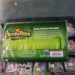New Pokemon 2023 Trick or Trade BOOster Bundle 50 Mini Packs Halloween Cards - Image 2