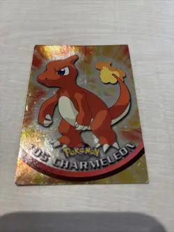 Pokemon Charizard #06 Holo Chrome Card Topps TV Series 1, Blue Logo, 1st Edition - Image 4