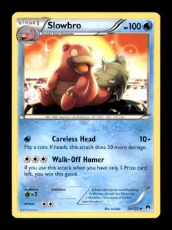 SLOWBRO 20/122 UC BREAKPOINT POKEMON NM/M - Image 1