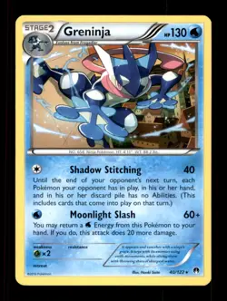 GRENINJA 40/122 R BREAKPOINT POKEMON NM/M - Image 1