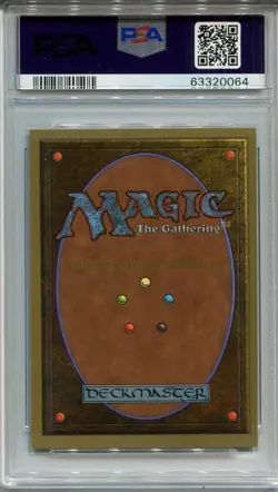 MTG Magic The Gathering International Edition Card Circle Of Pro. Black PSA 8 - Image 2