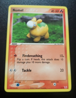 Pokemon Numel 5/10 EX Trainer Kit Common Basic 40 HP Firebreathing Tackle Regul… - Image 1
