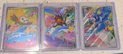 Pokemon TCG First Partner Illustration Collection - Gen 7 Alolan Starter Set - Image 1