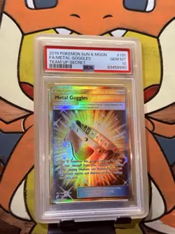 Metal Goggles Secret 195/181 Pokemon 2019 Sun & Moon Team Up PSA Gem Mint 10 - Image 1