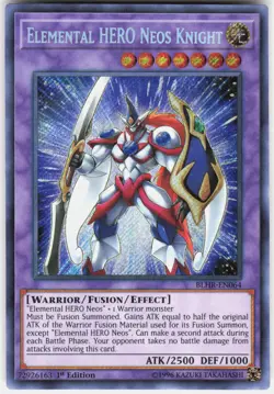 Elemental HERO Neos Knight BLHR-EN064 Battles of Legend: Yu-Gi-Oh 1st Edition NM - Image 1