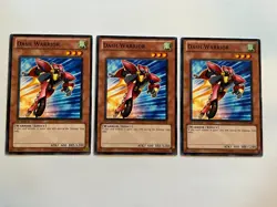 3X Dash Warrior DREV-EN003 3 x3 Yugioh Yu Gi Oh! Playset 1st Edition - Image 1